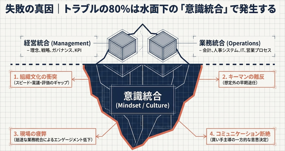 失敗要因の80%は「ヒト」に起因する