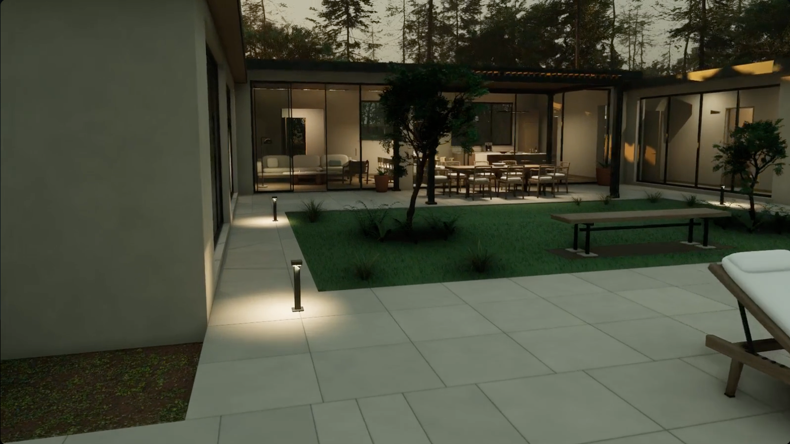 GPT-6 AstraがBlenderでモデリングした家をUnreal Engine 5で歩ける空間にした公式デモの一場面